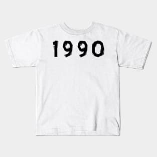 1990 year | simple black Kids T-Shirt